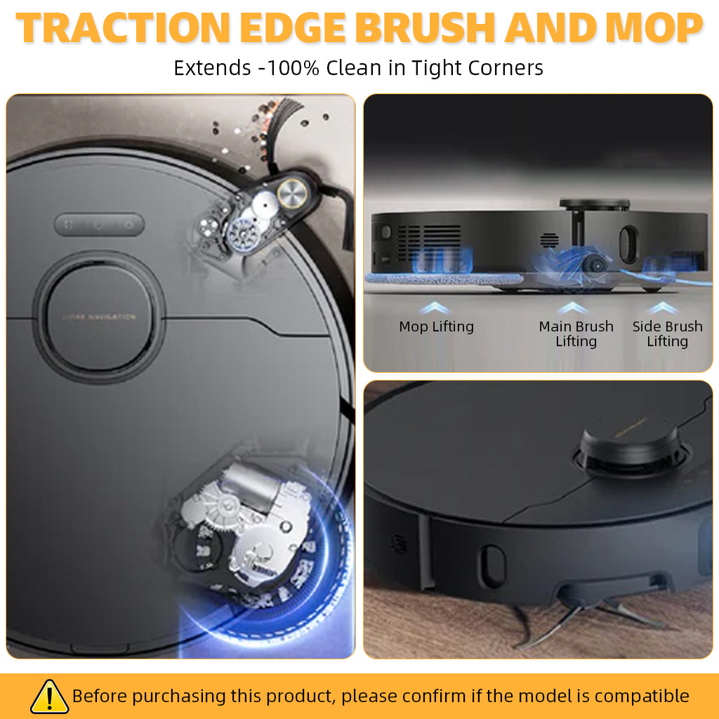 HASTHIP 9PCS Replenishment Kit, Replacement Accessories for Drea*me X40 Ultra/ L40 Ultra, Replacement Parts including 3 Side Brushes, 2 Filters, 2 Dust Bags, 2 Microfiber Mop Cloth - Cleaning Tools HASTHIP 9PCS Replenishment Kit, Replacement Accessories for Drea*me X40 Ultra/ L40 Ultra, Replacement Parts including 3 Side Brushes, 2 Filters, 2 Dust Bags, 2 Microfiber Mop Cloth - Cleaning Tools